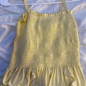 Yellow tank top